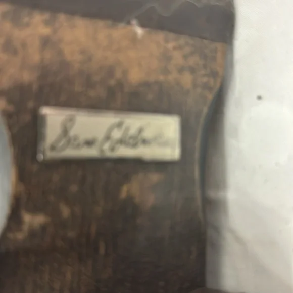 Sam Edelman Brown Presley Textured Wrinkled Leather Western Riding Boots size 9. - Picture 5 of 6